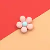 Flor de cinco pétalos DIY material hecho a mano funda de teléfono móvil parche decorativo pinza para el pelo cuerda para el pelo accesorios para el cabello accesorios de resina venta al por mayor