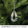 Novo Acrílico Transparente Cristal Floco de Neve Pingente Decoração de Natal Árvore de Natal Cristal Floco de Neve Decoração de Natal