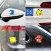Pegatina para coche con diseño de dibujos animados 3D, para decoración de pared, con personalidad creativa