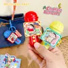 Auténtico Serie de Micrófonos de Crayon Shin-Chan Llavero Lindo Femenino Exquisito Colgante para Mochila Escolar Colgante de Muñeca de Dibujos Animados