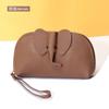 Cartera de Cuero de Moda Creativa de Elefante para Mujer, Bolso de Mano Largo con Diseño de Nicho, Bolso de Mano Suave de Cuero para Instagram, Venta al por Mayor