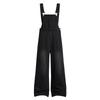 Negro Comercio Exterior Tala Correas de Mezclilla Hombres Holgado Estilo Bf Perezoso Tubo Recto conjoined Pierna Ancha Pantalones Amazon
