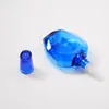 Botella Portátil de 13 ml con Gotero para Ojos en Forma de Diamante Verde, Varios Colores, Botella Vacía de Plástico de Color para Medicamentos