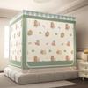 Cortina Opaca Nueva Estampada 2025 Mosquitero Tipo Cama de Tres Puertas Exclusivo para el Sudeste Asiático para Repeler y Prevenir Mosquitos