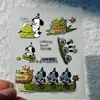 Ins Filhote de Cachorro Cacheado 3D Estéreo Adesivos de Gelatina Desenho Animado Fofo Adesivo DIY Capa de Celular Adesivo de Câmera Guka