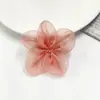 Coreano estilo malha de cor sólida five-pétala flor headband hairpin acessórios diy saco de roupas sapatos flor semi-acabado pacote de material do produto
