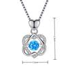 Collar con Colgante Inteligente Jinjiahua Love en Forma de Corazón Latiente Plata Collar Inteligente Día de San Valentín Dropshipping