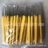Conjunto de Agulhas de Crochê com Renda TPR de 10 Peças da Amazon com Cabo Macio, Agulhas Coloridas de Alumínio para Tricô Fino