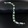 Pulsera de Zirconia Chapada en Oro para Mujer, Dulce Regalo de Cumpleaños, Joyería de Comercio Exterior, Regalo del Día de la Madre