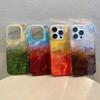 Funda para Teléfono Móvil Apple, Lujo Ligero, Personalidad de Gama Alta, Patrón de Papel de Aluminio en Espiral, Funda para Teléfono Móvil Apple, Funda Protectora, Sensación de Gama Alta Degradada