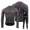 PAS Roupa de Ciclismo de Manga Longa Bicicleta Bicicleta de Montanha Bicicleta de Estrada Secagem Rápida Respirável Almofada Dupla Flecha Equipamento de Ciclismo