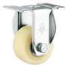 Rueda giratoria de doble rodamiento Kano de marca mediana-ligera de 1.5 pulgadas 2 pulgadas 2.5 pulgadas Rueda de pp blanca rueda de diamante platino duradera