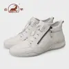 Zapatos para Hombre Gorilla Otoño/Invierno 2026 Nuevo Modelo Piel Genuina Zapatos Casuales Populares para Hombre Tenis de Suela Gruesa de Caña Alta Botas Martin
