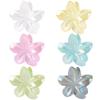 Accesorios para el cabello de moda europea y americana de 8 cm, pinza para el cabello con forma de huevo láser de Amazon, pinza para el cabello con forma de cola de caballo de color