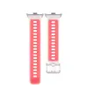 Adecuado para correa de silicona vivo Watch GT2, correa de silicona bicolor semitransparente IQOO Watch GT2