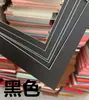 20 Hojas de Cartulina de Montaje de una Sola Capa, Marcos Simples de Montaje para Pinturas Infantiles, Marcos para Fotos de Papel 8K A3 A4, Bordes de Pegatinas Coloridos