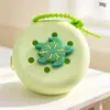 Bolsa de Agujero de Silicona con Dibujo Animado Spot, Mini Billetera para Monedas, Bolsa DIY para Cosméticos, Bolsa para Auriculares, Colgante para Llavero, Regalo