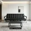 Sofá de oficina, simple y moderno, para recepción de oficina, sofá de tres plazas con mesa de centro, arte de hierro, sofá ordinario, asequible