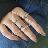 Design de estilo europeu e americano Criativo Hollow-out Anel de dedo indicador Internet Celebridade Acessórios da moda Elegante Anel de luxo Jóias para meninas