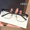 Exposición larga Marco de gafas de cejas gris coco al por mayor 8051 Danyang gafas anti-luz azul marco medio para mujer marco para miopía Hombres
