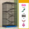 Gaiola de Esquilo de Três Camadas, Gaiola Especial para Chinchilas e Esquilos, Grande Gaiola Villa Elevada para Gerbils e Esquilos Voadores, Gaiola Pequena para Animais de Estimação