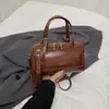 Bolso Boston Versátil de Alta Gama, Bolso de Hombro Simple Brillante Elegante de Lujo Ligero, Bolso Cruzado Personalizado para Mujer 2025