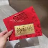 Ouro Puro 999 Envelope Vermelho Zodíaco Colorido Desenho Animado Moeda de Ouro Comemorativa Princesa Por Favor Fique Rico e Abra a Porta Moeda de Ouro Vermelha Presente Atacado