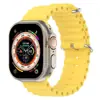 Adequado para Pulseira de Relógio de Silicone Marinho da Apple Applewatchultra Pulseira de Relógio Esportivo Tendência