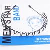 Moda Cabelo Prensado Masculino Esportes Headband Simples Onda Traseira Cabeça Preto Denteado Onda Feminino Acessórios Para Cabelo Facial