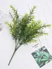 Vasos Mini para Plantas Verdes, Cercas Divisórias, Decorações de Paisagismo, Flores Artificiais, Arranjos de Flores, Samambaias, Folhas de Eucalipto, Grama Plástica