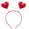 Nueva diadema de amor roja transfronteriza europea y americana para el Día de San Valentín, lentejuelas para fiesta de corazón de durazno, hebilla para la cabeza, traje de gafas de amor