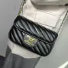 Venta al por mayor de fábrica 2026 Patrón de Diamante Verde Estilo Chanel Cadena Hombro Cruzado Nicho Alta Calidad Versátil Bolso para Mujer