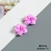Tamanho pequeno flor de resina sapatos com furo de flor capa de celular de flor cola creme patch isolante DIY para copo de água acessórios para cabelo acessórios