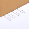 Atacado clip de papel em caixa material de arquivo clip de papel metal niquelado clip de papel papelaria Não. 3 0016 material de escritório