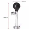 Bocina de Bicicleta Campana negra bolsa de aire Bocina de Hierro con Aire 7 pulgadas 9 pulgadas Galvanizado Bocina de Aire Caracol Accesorios para Bicicleta