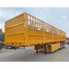 Semirremolque Tipo Almacén de Exportación del Fabricante de Alto Volumen, Semirremolque Tipo Jaula Multifuncional, Vehículo de Transporte Elevado