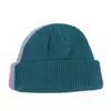 Sombrero de Piel de Melón Otoño e Invierno Estilo Coreano Sombrero de Calle para Propietario Sombrero de Punto Cálido Sombrero Versátil para el Frío Hilo Grueso Sombrero de Lana Tejido Acrílico