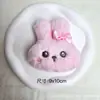 Conejo Lindo Dibujo Animado Peluche Animal Rosa Corazón Femenino Accesorios DIY Joyería Broche Infantil Accesorios Al por Mayor