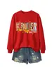Jardín de infantes Amazon eBay moda europea versátil mujer retro otoño e invierno nueva sudadera