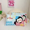 Encuentra almohadas de frijol de animales de dibujos animados de terciopelo de leche y terciopelo de frijol hechas de fábrica, almohadas para bebés de jardín de infantes, rellenos de almohada y fundas de almohada