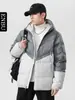 Enbu Otoño Invierno Nueva Chaqueta de Algodón para Hombre Top Exterior Casual Versátil con Capucha de Moda Juventud Hombre Chaqueta de Pan Abrigo