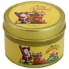Venta al por mayor de fábrica Caja de regalo de Navidad transfronteriza, Lata de atmósfera festiva Vela de cera de soja perfumada Decoración