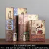 Libros Falsos Retro, Estanterías de Estilo Europeo para Estudio, Decoraciones para Sala de Estar, Decoraciones Suaves, Accesorios para Fotografía, Cajas de Libros