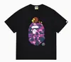 24 Éxitos de Verano en Internet: Camiseta BAPE de Mono Pequeño Cabeza de Mono, Camuflaje, Camiseta Unisex de Manga Corta con Cuello Redondo