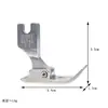 Pie Prensatelas Máquina de Coser Plana Todo Acero Juego de Pies Prensatelas Máquina de Coser Industrial Pie Prensatelas para Dobladillo Enrollado Industrial Combinación Venta al por Mayor