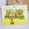 [Serie Hubei] Pegatinas de Madera para Refrigerador Wuhan Xiangyang Enshi Montaña Wudang Wuhan Ciudad Wenchuang Pegatinas para Refrigerador