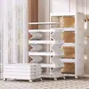 Armario de Almacenamiento sin Instalación Hogareño Caja de Almacenamiento Plegable Integrada Organizador de Plástico para Ropa Caja de Almacenamiento para Zapatos Juguetes