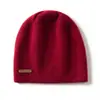 Chapéu Engrossado Chapéu de Caxemira Pura Chapéu de Pelo Feminino Chapéu de Lã Quente e Versátil Proteção para as Orelhas Chapéu de Tricô Chapéu para o Frio