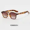 Gafas Redondas con Marco Champagne Tachonado Retro para Mujeres y Hombres, Gafas de Sol de Calle de Moda Hip-Hop, Monturas Transfronterizas de Moda