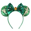 Novas Faixas de Cabelo para Adultos e Crianças na Europa e América, Faixas de Cabeça do Mickey, Laços, Decorações de Acessórios para Festas de Feriado